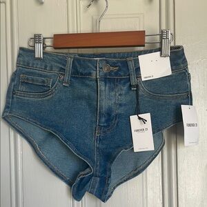 Forever 21 Blue Denim Shorts